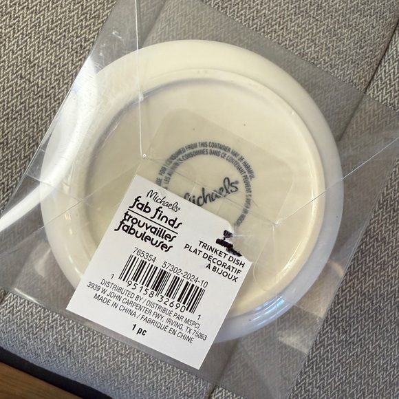 Cactus Ring Jewelry Trinket Dish — Green and White - Picture 10 of 14